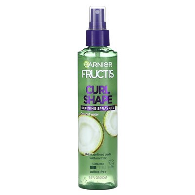 Garnier, Fructis, Curl Kształt, definiujący żel natryskowy, 8,5 fl oz (250 ml)