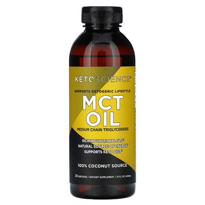 Keto Science, MCT Oil, 15 Fl Oz (443 ml)