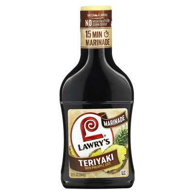 Lawry's, Marinade, Teriyaki with Pineapple Juice, 12 fl oz (354 ml)