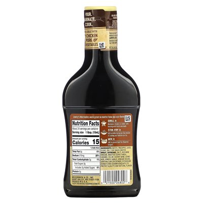 Lawry's, Marinade, Teriyaki with Pineapple Juice, 12 fl oz (354 ml)