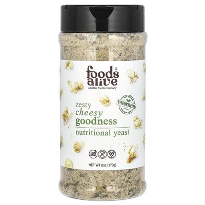 Lebendfutter, Nährhefe, pikante Käsegüte, 6 oz (170 g)