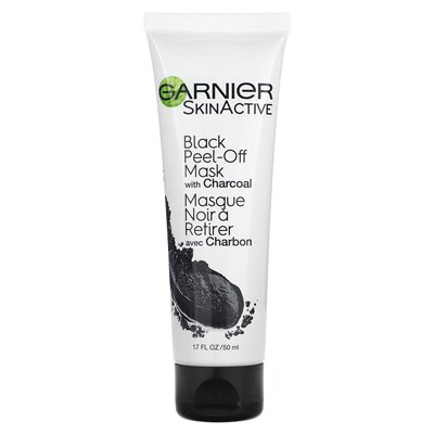 Garnier, Skinactive, Black Peel-Off Beauty Mask with Charcoal, 1.7 fl oz (50 ml) Garnier, Skinactive, Black Peel-Off Beauty Mask with Charcoal, 1.7 fl oz (50 ml)