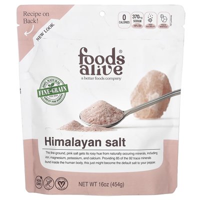 Living Food, Himalaya-Salz, feine Erde, 16 oz (454 g) Living Food, Himalaya-Salz, feine Erde, 16 oz (454 g)