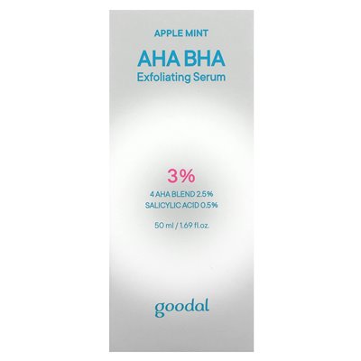Goodal, Aha Bha 3 % Peeling-Serum, Äpfel, 1,69 fl oz (50 ml)