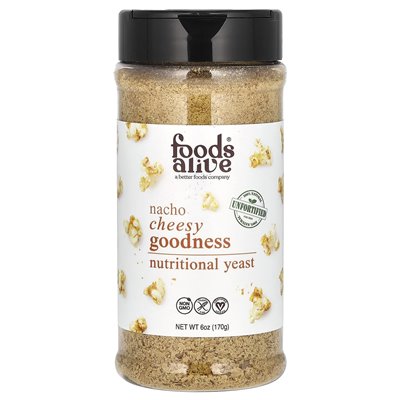 Live Food, Nutritional Yeast, Nacho Cheesy BOOLS, 6 oz (170 g)