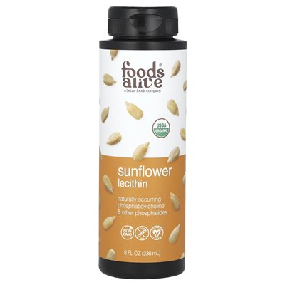 Żywność żywa, organiczna płyn lecithin lecithin, 8 Fl Oz (236 ml) Żywność żywa, organiczna płyn lecithin lecithin, 8 Fl Oz (236 ml)