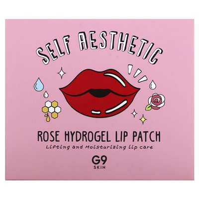 G9SKIK, AESTHETIC, ROSE Hydrogel Lip Patch, 5 Patches, 0.1 oz (3 g) each
