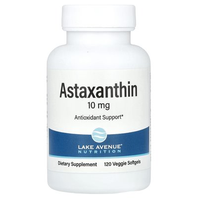 Lake Avenue Nutrition, Astaxanthin, 10 mg, 120 wegetariańskich softgels Lake Avenue Nutrition, Astaxanthin, 10 mg, 120 wegetariańskich softgels