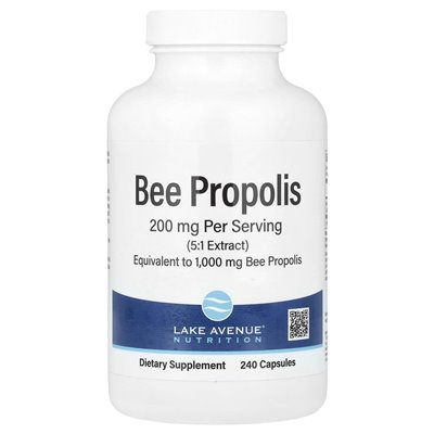 Lake Avenue Nutrition, Bee Propolis, 1000 mg, 240 kapsułek warzywnych Lake Avenue Nutrition, Bee Propolis, 1000 mg, 240 kapsułek warzywnych