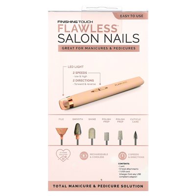 Flawless Finishing Touch, Nail Salon, 8 Piece Set