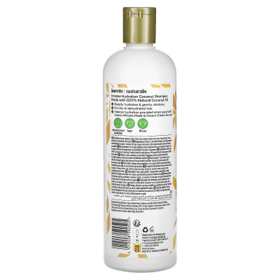Inecto, intensywne nawodnienie, szampon kokosowy, 16,9 Fl Oz (500 ml)