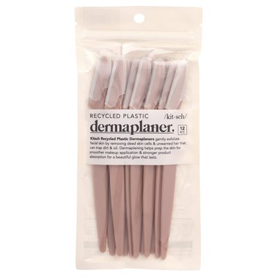 Kicz, recyklingowy plastikowy dermaplaner, terakota, 12 sztuk