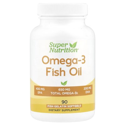 Super Nutrition, Omega-3-Fischöl, Vivomega-Triglycerid, 1000 mg, 90 Fisch-Softgels