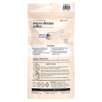 Kitsch, Micro Derma Roller, Warm Grey, 1 Packung