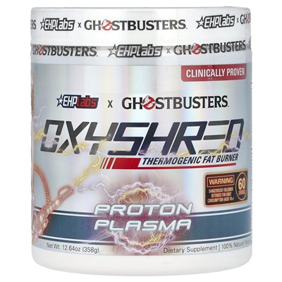 EHPLABS, BUSTERS GHOST, OXYSHRED, TERMOMONIC TAK BURNER, Proton Plazma, 12,64 uncji (358 g) EHPLABS, BUSTERS GHOST, OXYSHRED, TERMOMONIC TAK BURNER, Proton Plazma, 12,64 uncji (358 g)