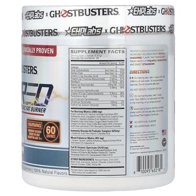 EHPLABS, BUSTERS GHOST, OXYSHRED, TERMOMONIC TAK BURNER, Proton Plazma, 12,64 uncji (358 g) EHPLABS, BUSTERS GHOST, OXYSHRED, TERMOMONIC TAK BURNER, Proton Plazma, 12,64 uncji (358 g)