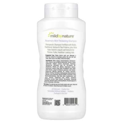 Mild z natury, gęstwy szampon, kompleks B i biotyna, rozmarynka, 16 fl oz (473 ml) Mild z natury, gęstwy szampon, kompleks B i biotyna, rozmarynka, 16 fl oz (473 ml)