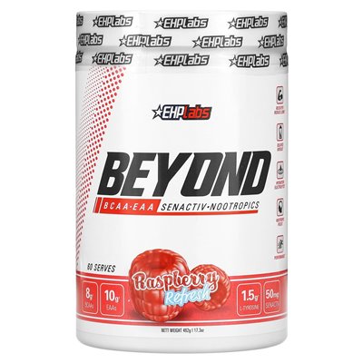 Ehplabs, Beyond, BCAA + EAA, Himbeer-Erfrischung, 17,3 oz (492 g)