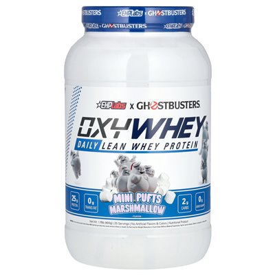 Ehplabs, Ghostbusters ™, Oxywhey, Daily Lean Whey Protein, Mini Pufts Marshmallow, 1,76 funta (800 g) Ehplabs, Ghostbusters ™, Oxywhey, Daily Lean Whey Protein, Mini Pufts Marshmallow, 1,76 funta (800 g)