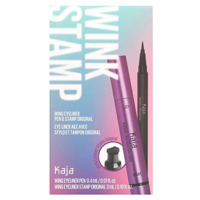 Kaja, wink stamp, original eyeliner pen and stamps, black ink, 2nd count Kaja, wink stamp, original eyeliner pen and stamps, black ink, 2nd count