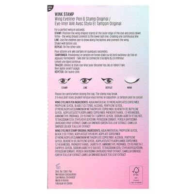 Kaja, wink stamp, original eyeliner pen and stamps, black ink, 2nd count Kaja, wink stamp, original eyeliner pen and stamps, black ink, 2nd count