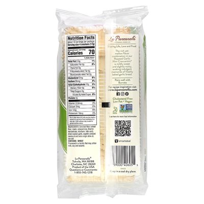 La Panzanella, Mini-Croccantini, handgefertigte Cracker, gerösteter Knoblauch, 6 oz (170 g)