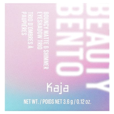 Kaja, Beauty Bento, sprężyste matowe i Shimmer Speeshadow Trio, 10 Spiked Ginger, 0,12 uncji (3,6 g) Kaja, Beauty Bento, sprężyste matowe i Shimmer Speeshadow Trio, 10 Spiked Ginger, 0,12 uncji (3,6 g)