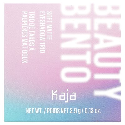 Kaja, Beauty Bento, Soft Matte Eyeshadows, 13 Velvet Dream, 0.13 oz (3.9 g)