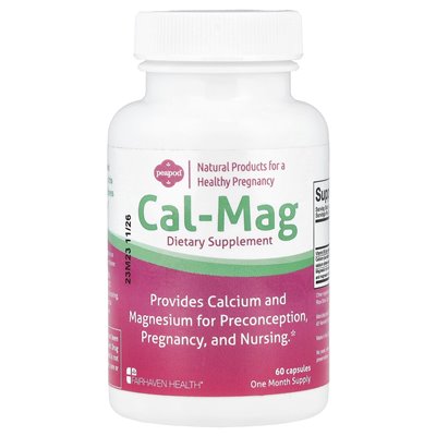 Fairhaven Health, Peapod, Cal-Mag, 60 kapsułek Fairhaven Health, Peapod, Cal-Mag, 60 kapsułek