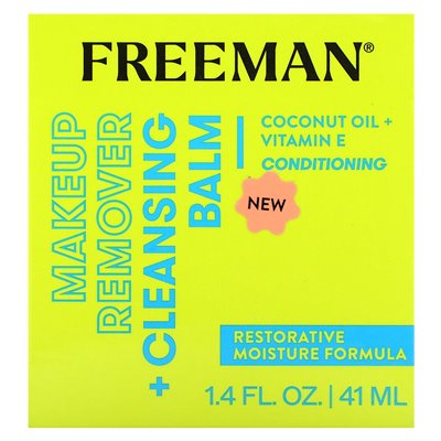 Freeman Beauty, Makeup Remover + Cleansing Balm, 1.4 Fl Oz (41 ml) Freeman Beauty, Makeup Remover + Cleansing Balm, 1.4 Fl Oz (41 ml)