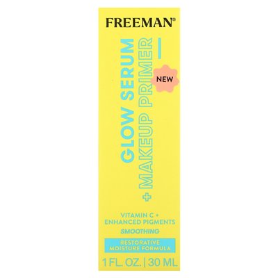 Freeman Beauty, Glow Serum + Makeup Foundation, glättend, 1 Fl Oz (30 ml)