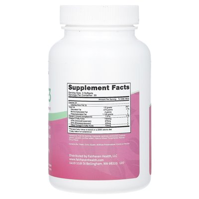 Fairhaven Health, PeaPod, Omega-3, Natural Citrus, 90 Softgels Fairhaven Health, PeaPod, Omega-3, Natural Citrus, 90 Softgels