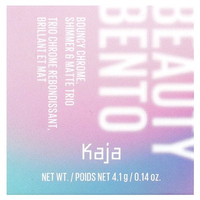 Kaja, Beauty Bento, Bouncy Chrome, Shimmer & Matte Ckseshadow Trio, 17 Mauve Bouquet, 0,14 uncji (4,1 g) Kaja, Beauty Bento, Bouncy Chrome, Shimmer & Matte Ckseshadow Trio, 17 Mauve Bouquet, 0,14 uncji (4,1 g)