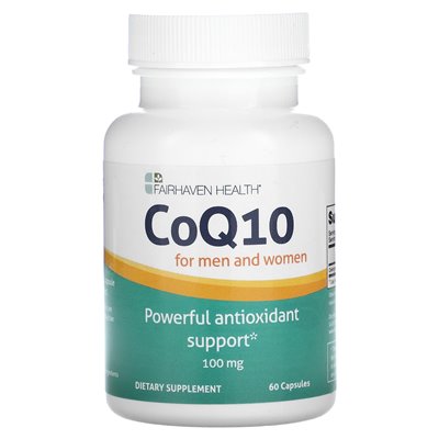 Fairhaven Health, Co-Q10, 100 mg, 60 kapsułek