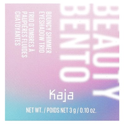 Kaja, Beauty Bento, Bouncy Shimmer Speedadow Trio, 01 Rosewater, 0.1 oz (3 g)