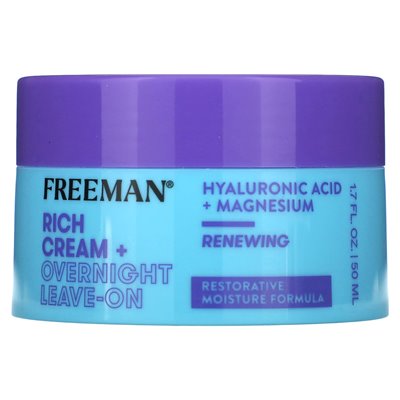 Freeman Beauty, Rich Cream + Nocny urlop, 1,7 fl.Oz.(50 ml) Freeman Beauty, Rich Cream + Nocny urlop, 1,7 fl.Oz.(50 ml)