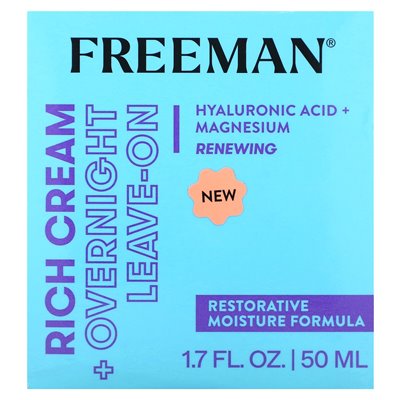 Freeman Beauty, Rich Cream + Nocny urlop, 1,7 fl.Oz.(50 ml) Freeman Beauty, Rich Cream + Nocny urlop, 1,7 fl.Oz.(50 ml)