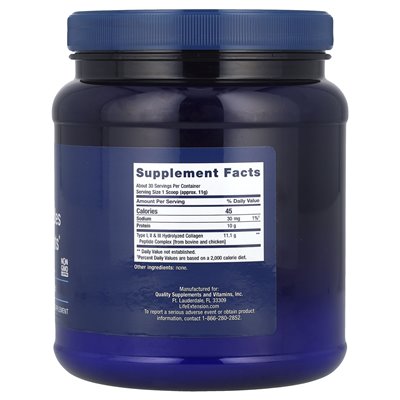 Life Extension, Collagen Peptides for Skin and Joints, 12 oz (343 g)