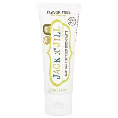 Jack N 'Jill, Natural Certified Toorth Pastase, 6 miesięcy+, bez smaku, 1,76 uncji (50 g)
