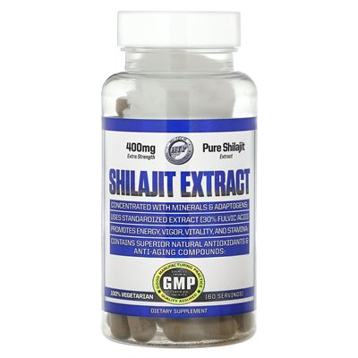 Hi Tech Pharmaceuticals, Shilajit Extract, 400 mg, 60 kapsułek wegetariańskich