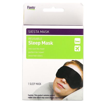 Flent, Reusable Sleep Mask, One Size Fits Most, 1 Mask