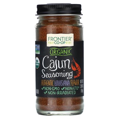 Frontier Co-op, Erganic Cajun przyprawienie, 2,08 uncji (59 g)