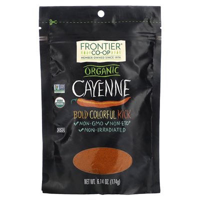Frontier Co-Op, organiczna Cayenne, 6,14 uncji (174 g) Frontier Co-Op, organiczna Cayenne, 6,14 uncji (174 g)