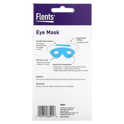 Flent, Augenmaske, Heiß- und Kalttherapie, 1 Maske