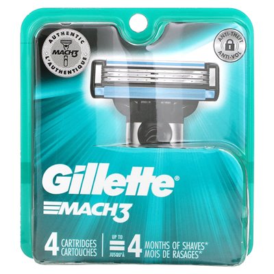 Gillette, Mach3, 4 naboje