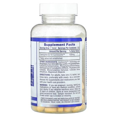 Hi Tech Pharmaceuticals, COQ-10, 100 mg, 120 tabletek Hi Tech Pharmaceuticals, COQ-10, 100 mg, 120 tabletek