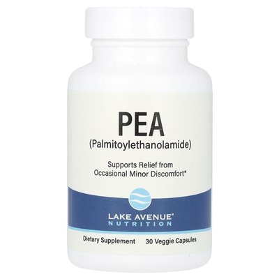 Lake Avenue Nutrition, Pea (Palmitoiletanolamid), 30 kapsułek wegetariańskich