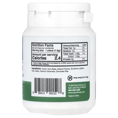 Epic Dentist Xylitol Kaugummi Speer 50 Stück