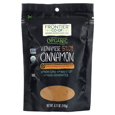 Frontier Co-op, Organic Vietnamese 5% Cinnamon Oil, 5.11 oz (145 g)