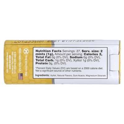 Epic Dentist, Xylitol zuckerfrei, frische Früchte, 27 Minzbonbons, 27,5 g